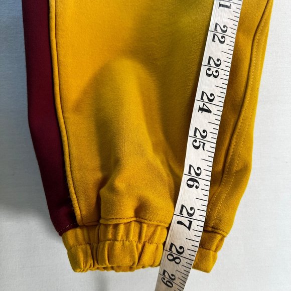 Publish Brand The Wyatt Side Stripe Jogger Pants Gold & Maroon Size Medium - Picture 11 of 14